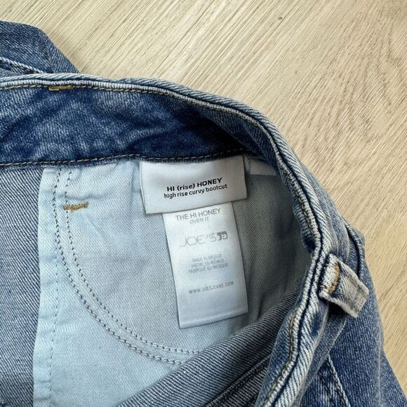 Joe's The Hi Rise Honey Curvy Bootcut Jeans Womens 31 Medium Wash Stretch - Picture 6 of 7